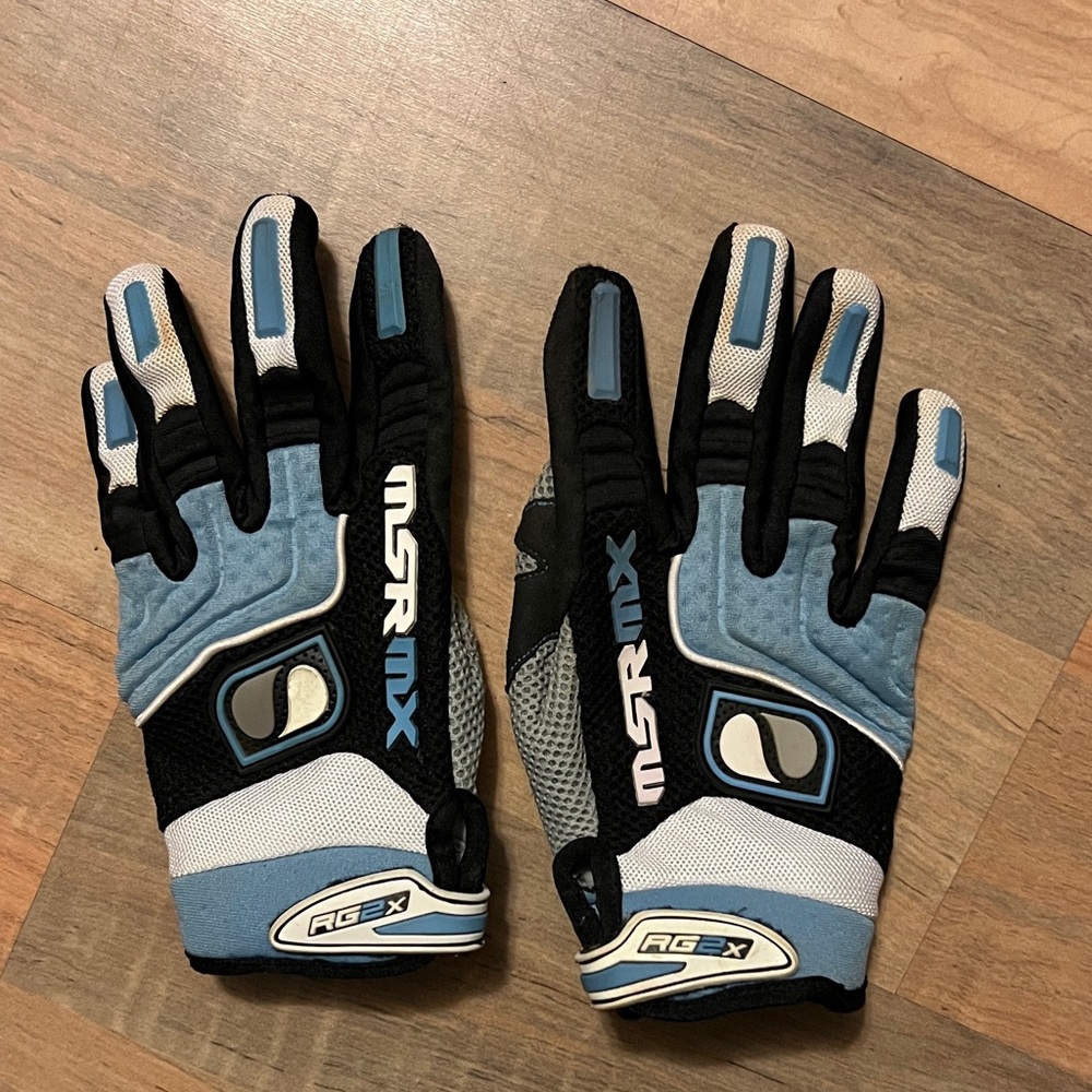 MSR MX Black and Blue Women's Gloves